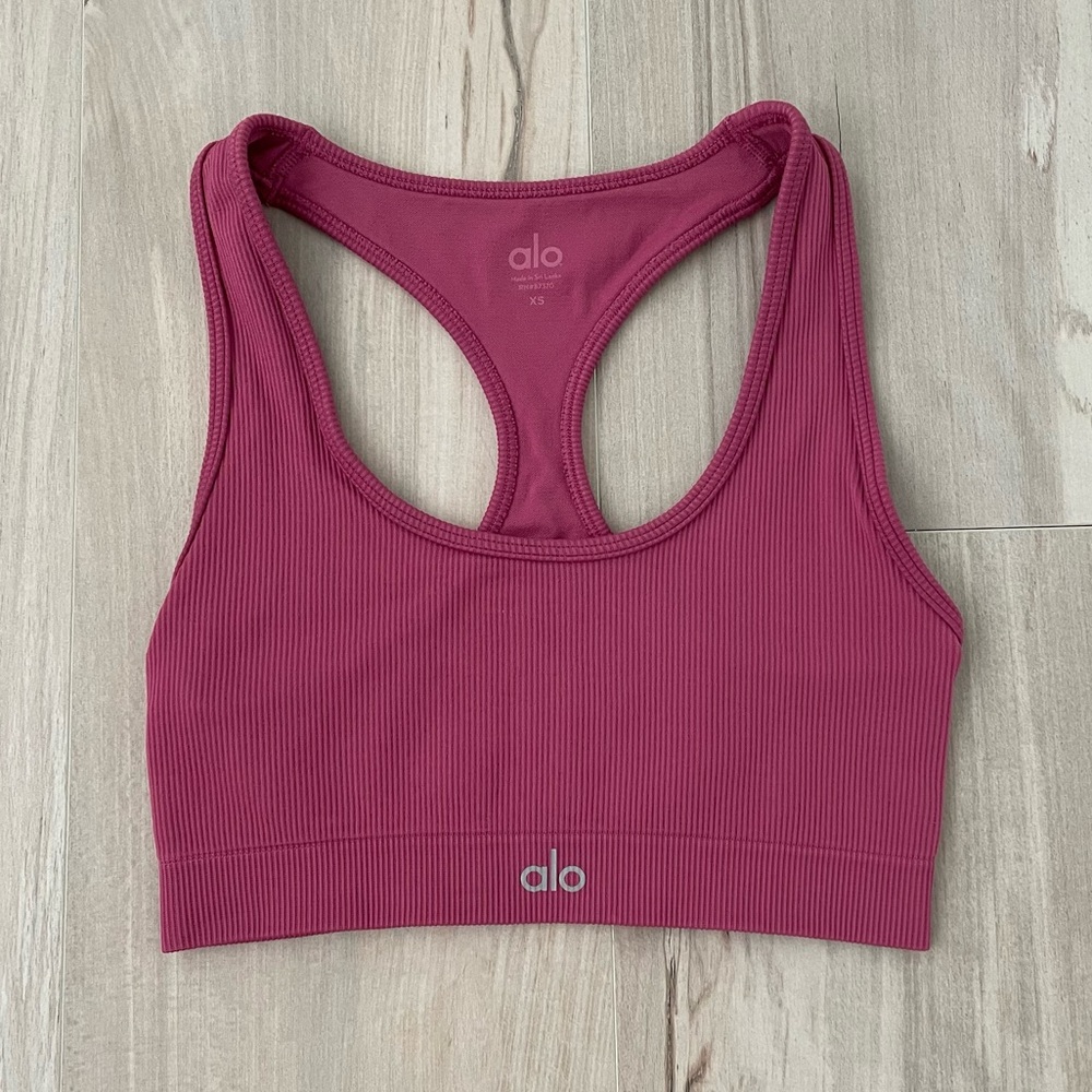 ALO Seamless Ribbed Bra
